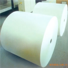 山东滕州华闻纸业厂家供应55克淋膜原纸双胶纸