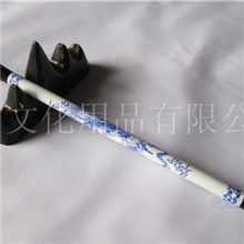 学生毛笔青花瓷狼毫善琏湖笔中楷毛笔初学者书法工具特价秒杀