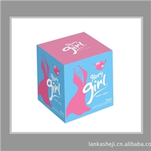 蓝咖品牌设计提供国外护垫盒包装设计服务