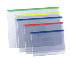 厂家直销透明A4文件袋拉边袋18丝厚度一包20个多种规格可挑