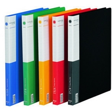 得力5301文件夹商务A4单强力夹可插袋的资料夹档案夹批发