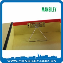 A4pvc文件盒订制订做、办公文件盒大量批发、带夹纸板文件盒