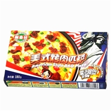 美式烤肉匹萨盒/180g速冻披萨盒/瓦楞pizza盒/批萨盒
