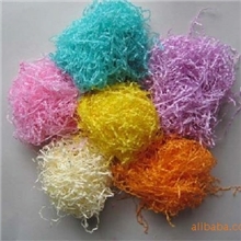 供应包装用彩色纸丝，碎纸条填充纸碎批发直销