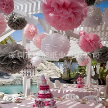 欧美家庭装饰纸花婚庆装饰纸花节日装饰纸花手工折纸花拉纸花