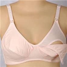 零利润！孕妇纯棉哺乳文胸孕妇内衣厂家直销粉肤2色