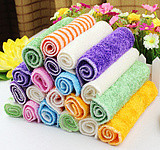 供应洗碗布竹纤维洗碗巾双层加厚洗碗布韩式超强不沾油百洁18x2