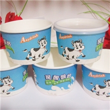 供应批发小牛酸奶碗小纸碗一次性纸碗保证质量一次性酸奶碗