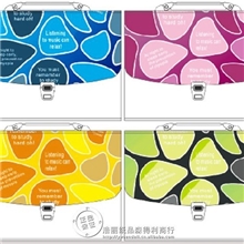 厂家直销正品卡通A4风琴包彩印手提资料包UV印刷事务包6格/7层