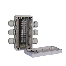 端子接线盒三路进出线带接头防水盒电缆接线盒三通电线盒