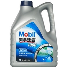 供应美孚（Mobil）美孚速霸1000机油5w30SN级（4L装）