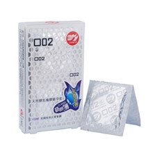 正品倍力乐002至尊经典超薄安全套避孕套10只装成人计生用品