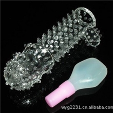 虎牙套水晶套加长套【内送润滑剂】安全套避孕套成人性用品