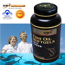【紫光精品】金奥力牌鱼油软胶囊200粒【厂家直发】深海鱼油