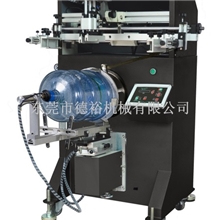 供应德裕DY-400W气动矿泉水桶曲面丝印机矿泉水桶专用印刷