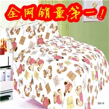 厂家直销四件套质量最好价格最合理卡通纯棉斜纹四件套全棉布料