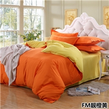 加密磨毛活性印花磨毛素色纯色双拼双色四件套床单款全网最低价