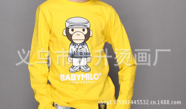 【供应】2013新款童装T恤热转印烫花精美图案多款供选烫花