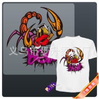 高弹耐水烫花T恤热转印烫花品质好速度快