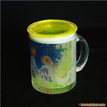 批发玻璃杯热转印玻璃杯玻璃马克杯烤花玻璃杯