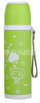 厂家供应不锈钢保温杯儿童吊带杯