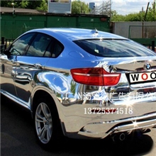 进口胶改色膜电镀车身贴膜镜面银色贴纸亮面亮银镜面电镀膜