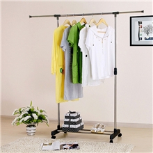 落地晾衣架升降晾晒架不锈钢单杆晒衣架厂家衣架批发LS-106