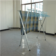 [商正]免安装镀锌管1.5折叠晾衣架折叠衣架地摊摆摊货架