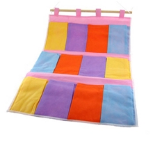 家居用品十二口五彩挂袋（三层）