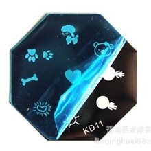 【厂家直供】美甲模板美甲印花模板美甲印花钢板金属牌