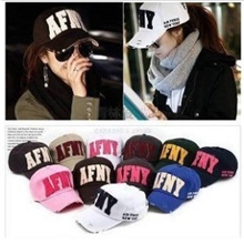 明星最爱AFNY韩国男士女士棒球帽/2011韩版情侣休闲鸭舌帽子批发