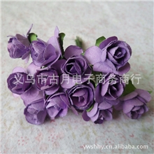 供应婚庆用品批发纸花婚庆用品配件仿真手工纸花纸花玫瑰批发