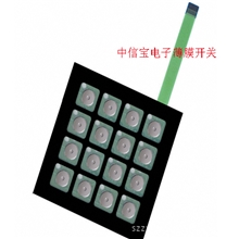 耐高温薄膜开关、耐高温面贴、按键500万次寿命薄膜按键开关