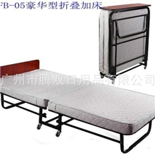 批发酒店客房用品皮纹花样折叠式加床酒店客房加床可折叠加床
