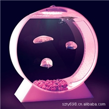 亚克力生态水族箱爱心水族工艺鱼缸礼品鱼缸摆件鱼缸造景