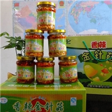 常年加工定做不同口味的鲜美金针菇优质即食香辣金针菇