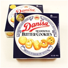 Danisa皇冠丹麦曲奇饼干90克原味盒装