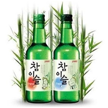 真露酒韩国进口真露竹炭酒低度酒真露烧酒20.1度360ml*20瓶