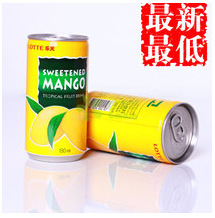 韩国进口饮料乐天芒果汁lotte乐天芒果汁饮料原装进口批发价