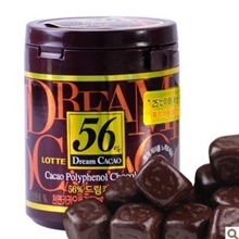 韩国进口食品乐天56%桶巧克力高浓度90g新包装批发厂价批发