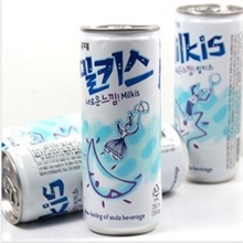 韩国原装进口乐天牛奶苏打碳酸饮料250m批发价最畅销新款