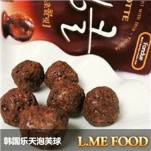 韩国巧克力批发韩国乐天泡芙球巧克力球诱惑难挡40克新包装