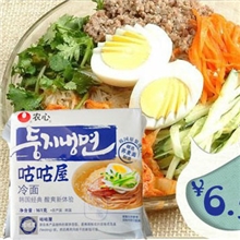 批发供应韩国原装进口农心咕咕屋荞麦冷面161g凉面酸爽体验