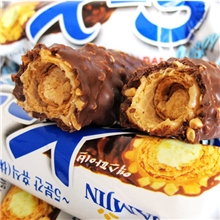 供应【聚友】韩国进口零食品三进X5巧克力棒|x5144支/箱6.6kg