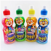 供应【聚友】韩国宝露露儿童乳酸菌饮料椰果味4味24瓶/箱7kg