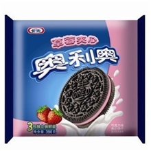 推荐正品【卡夫散奥利奥饼干草莓味1*6斤】日期好营养美味