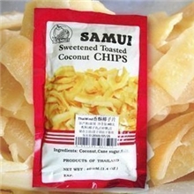 泰国红记SAMUI苏梅香酥烤椰子片40g/袋，80包一箱