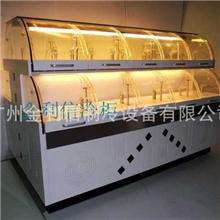 供应卧式白色抽屉面包中岛陈列展示饼干糕点柜