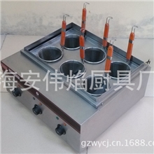 供应HX-6A台式煮面炉六头电煮面机不锈钢煮面机商用煮麻辣烫机