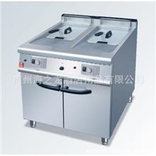 【厨房设备】电炸炉双缸双筛电炸炉连座柜佳斯特ZH-TC